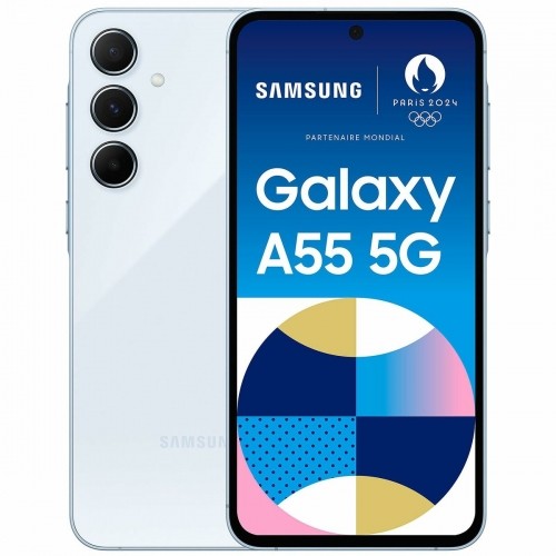 Smartphone Samsung A55 8 GB RAM 256 GB Blue Black image 2