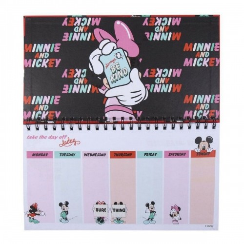 Weekly Planner Minnie Mouse Notepad Paper (35 x 16,7 x 1 cm) image 2