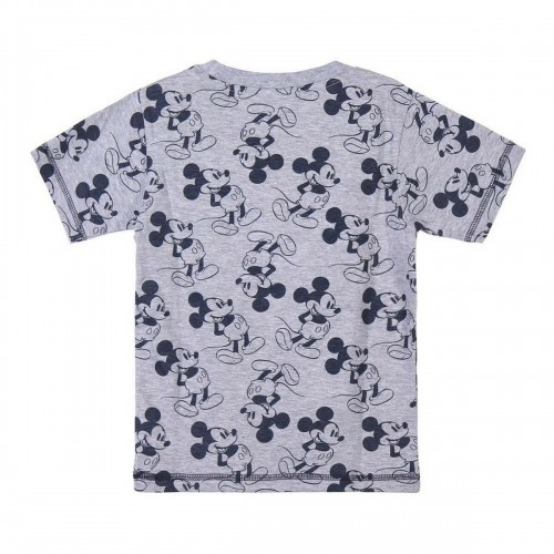 Child's Short Sleeve T-Shirt Mickey Mouse Grey image 2