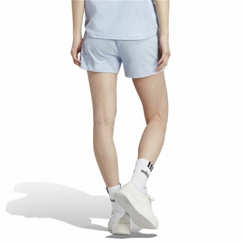 Спортивные женские шорты Adidas 3 Stripes Sj Светло Синий image 2