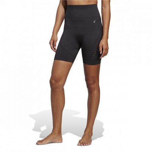 Sport leggings for Women Adidas Studio Aeroknit Black image 2