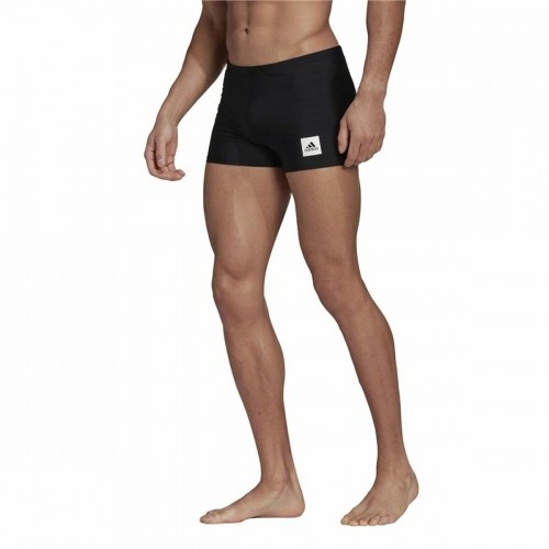 Men’s Bathing Costume Adidas Solid Black image 2