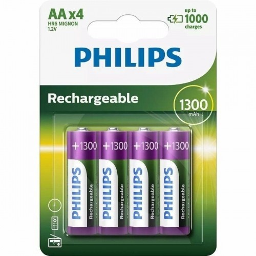 Baterijas Philips R6B4A130/10 1,2 V image 2