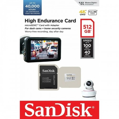 Micro SD karte SanDisk SDSQQNR-512G-GN6IA 512 GB image 2