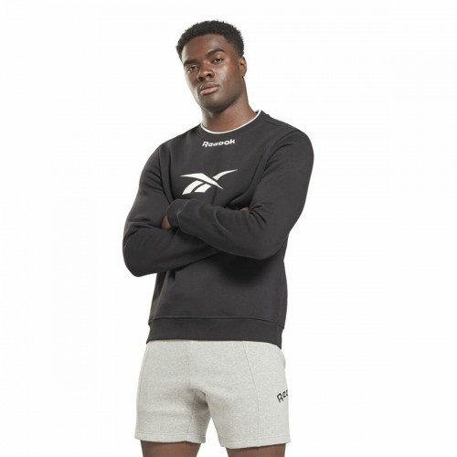 Men’s Hoodie Reebok RI Arch Logo Vector White Black image 2