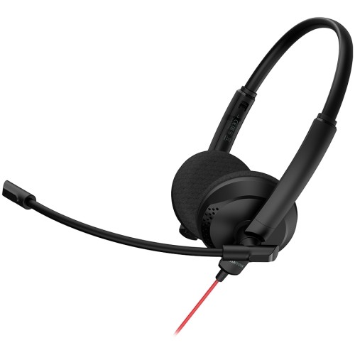 CANYON PC headset HS-07 PC Mic 3.5/USB Flat 2.8m Black image 2