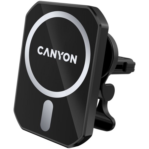 CANYON car charger CM-15 15W Wireless Magnetic for iPhone 12/13 Black image 2