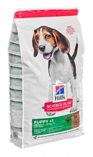 Hill's 52742025735 dogs dry food 14 kg Puppy Lamb, Rice image 2