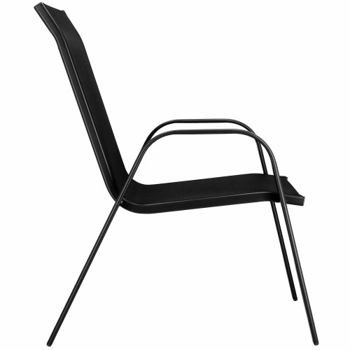 Dārza krēsls Springos GF0071 73 X 55.5 X 93 cm , melns image 2