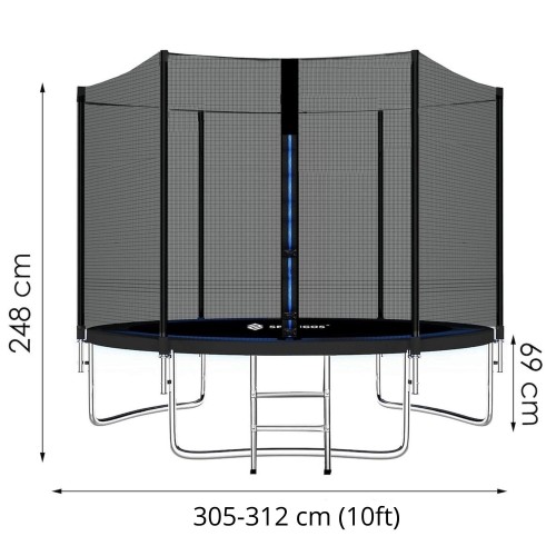 Садовый батут Springos TP0002 305 см 10ft image 2