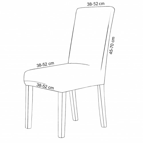 Spandex krēsla pārvalks Springos HA0007 image 2