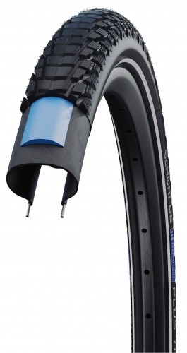 Riepa 28" Schwalbe Marathon Plus Tour HS 619, Perf Wired 47-622 / 28x1.75 Addix E Black-Reflex image 2