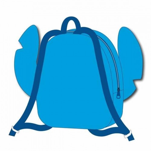 Школьный рюкзак Stitch Stitch Blue 18 x 22 x 8 cm image 2