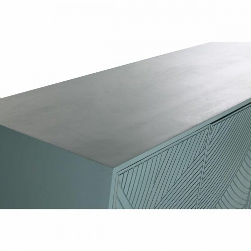 Sideboard DKD Home Decor Golden Metal Turquoise Mango wood (200 x 50 x 76 cm) image 2