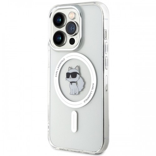 Karl Lagerfeld KLHMP14XHFCCNOT iPhone 14 Pro Max 6.7" przezroczysty|transparent hardcase IML Choupette MagSafe image 2