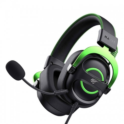 Gaming Headphones Havit H2002E (Black-Green) image 2