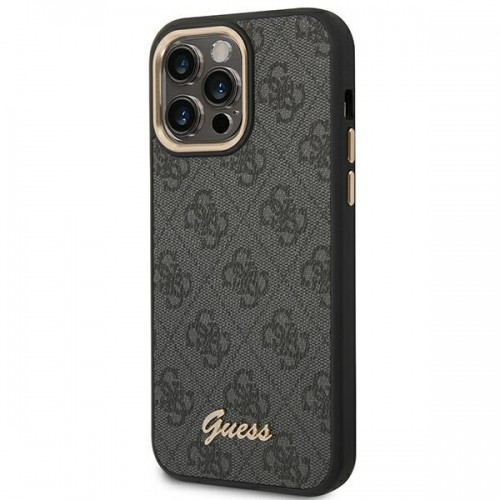 Guess PC|TPU 4G Metal Camera Outline Case for iPhone 14 Pro Max Black image 2