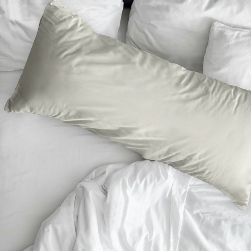 Pillowcase Decolores Liso Beige 45 x 125 cm Cotton Smooth image 2