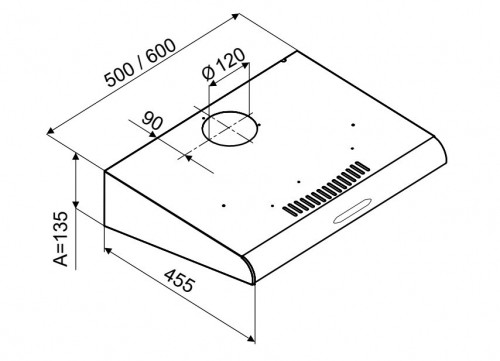 Recessed hood MPM-61-PX-71 image 2