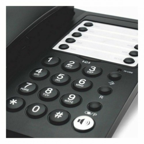 Fiksētais Telefons Haeger HG-1020 Melns Atceras pēdējos 10 iestatījumus Hands-free (Atjaunots B) image 2
