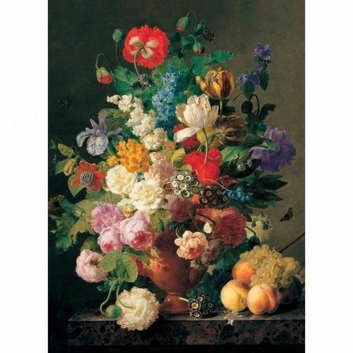 Puzle un domino komplekts Clementoni Van Dael: Vase of Flowers 31415 1000 Daudzums image 2