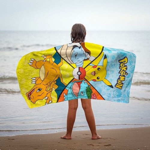 Pokemon Пляжное полотенце Pokémon Разноцветный 70 x 140 cm image 2