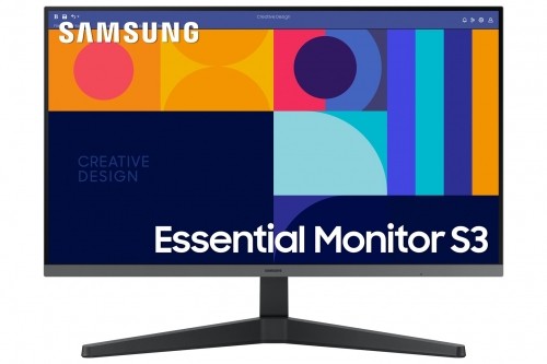 Samsung Essential Monitor S3 S33GC LED display 68.6 cm (27") 1920 x 1080 pixels Full HD Black image 2