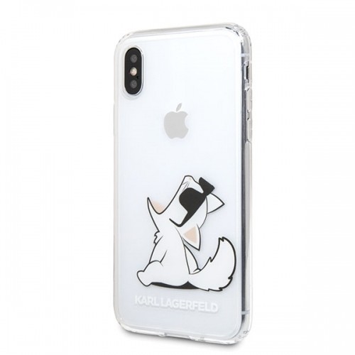 Karl Lagerfeld KLHCPXCFNRC Fun Choupette Cover Чехол для Apple iPhone X | XS Прозрачный image 2