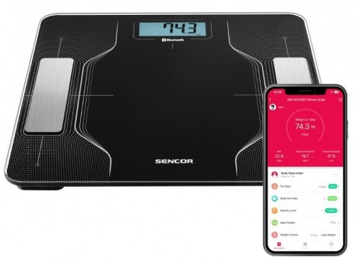 Smart fitness scale Sencor SBS8002BL image 2