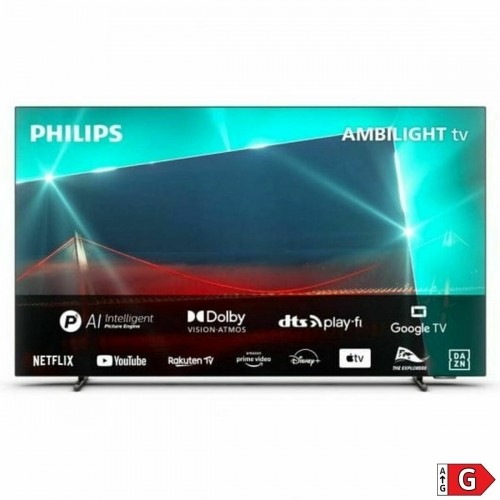 Viedais TV Philips 55OLED718/12 4K Ultra HD 55" HDR OLED AMD FreeSync NVIDIA G-SYNC Dolby Vision image 2