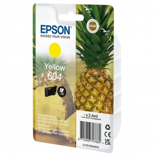 Картридж с оригинальными чернилами Epson 604 Жёлтый image 2