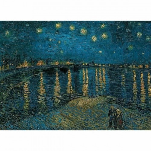 Головоломка Clementoni Museum Collection - Van Gogh Starry night on the Rhone 393442 69 x 50 cm 1000 Предметы image 2