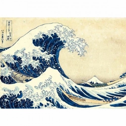 Puzle un domino komplekts Clementoni Museum Collection: Hokusai Great Wave 39378.7 98 x 33 cm 1000 Daudzums image 2