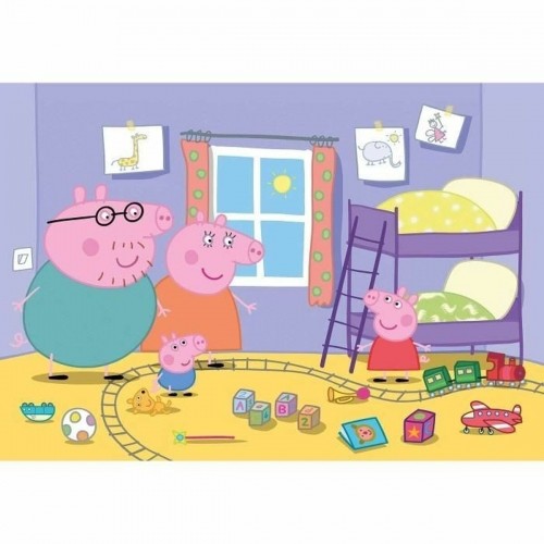 Child's Puzzle Clementoni SuperColor Peppa Pig 26438 68 x 48 cm 60 Pieces image 2