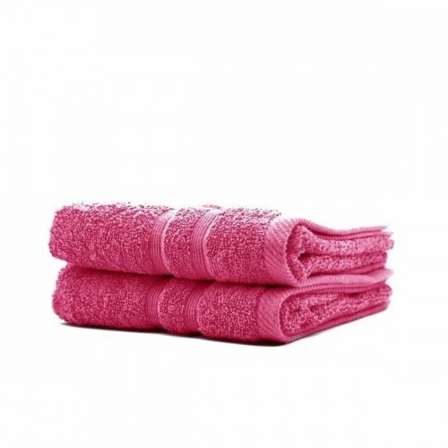 Towel set TODAY Pink Cotton (2 Units) (50 x 100 cm) image 2