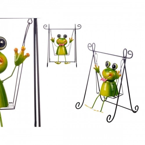 Decorative Garden Figure Metal Frog Swing 27,8 x 30 x 19,2 cm image 2