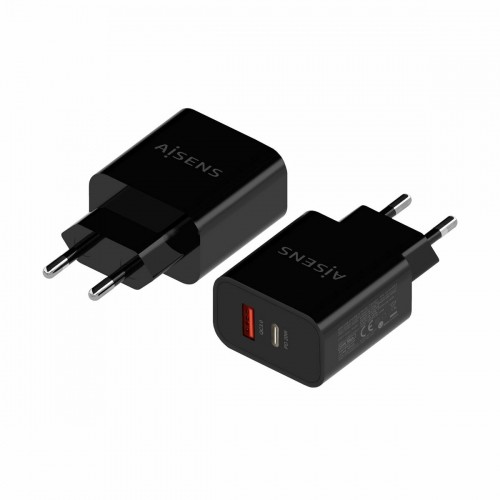 Wall Charger Aisens A110-0682 20 W Black (1 Unit) image 2
