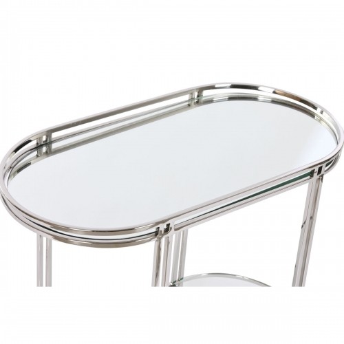 Вспомогательный стол Home ESPRIT Серебристый Сталь Зеркало 70 x 35 x 63 cm image 2