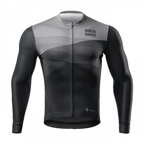Rockbros cycling jersey 15120009005 long sleeve spring|summer XXL - black image 2