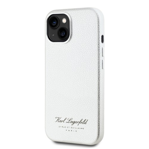 Karl Lagerfeld Grained PU Hotel RSG Case for iPhone 15 Grey image 2