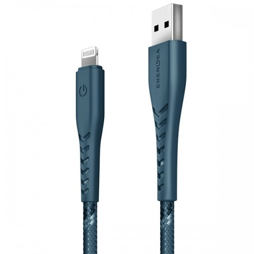 ENERGEA kabel Nyloflex USB - Lightning Charge and Sync C89 MFI 1.5m niebieski|blue image 2