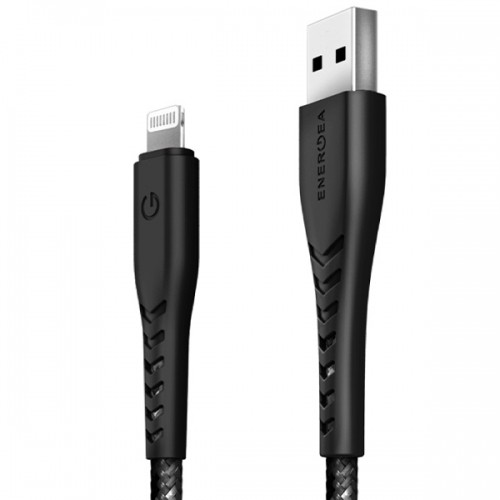 ENERGEA kabel Nyloflex USB - Lightning Charge and Sync C89 MFI 1.5m czarny|black image 2