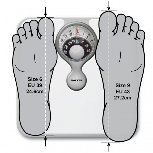 Salter 484 WHDRFEU16 Magnifying Lens Mechanical Bathroom Scale image 2