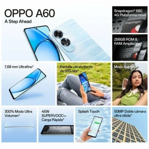 Smartphone Oppo 6,7" Octa Core 8 GB RAM 256 GB Blue image 2