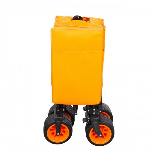 Multi-purpose Cart Aktive Orange Polyester PVC Steel 86 x 108 x 44 cm Foldable Beach image 2