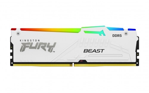 KINGSTON DDR5 16GB 6800MT/s CL34 DIMM FURY Beast White RGB XMP image 2