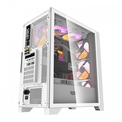 Computer case Darkflash DRX70 GLASS + 4 RGB fans (white) image 2