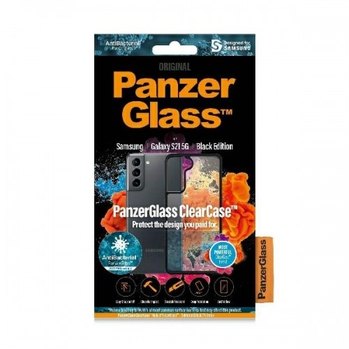 PanzerGlass ClearCase Samsung S21 G991 czarny|black image 2