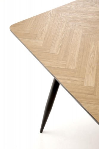 Halmar BERTO table natural / black image 2