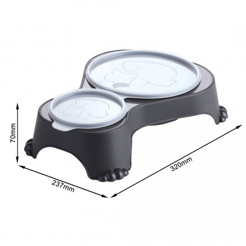 ROTHO Sally Anthracite - food bowl - 1 + 0,28l image 2